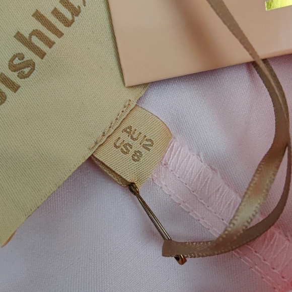 Bubish Luxe Lara Pink Cargo Pant US Size 8 Satin NWT - Picture 12 of 14